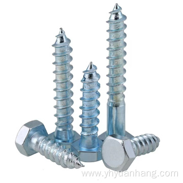 304 Metal Half Thread Hex Lag Screws